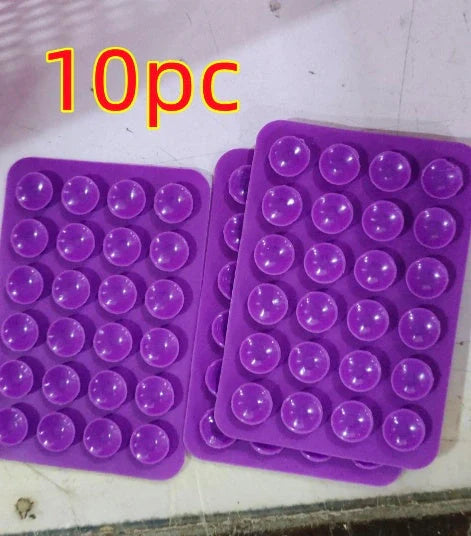 24 Grain Square Silicone Suction Cup for mobile phone and charging bank