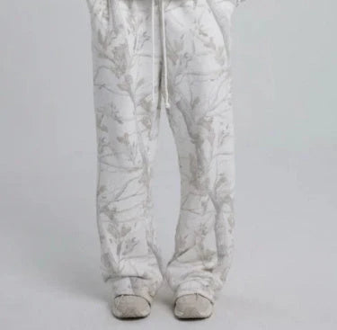 Stylish Autumn & Winter Camo Hoodie Set for Women featuring a vibrant maple leaf print and versatile camouflage pattern
