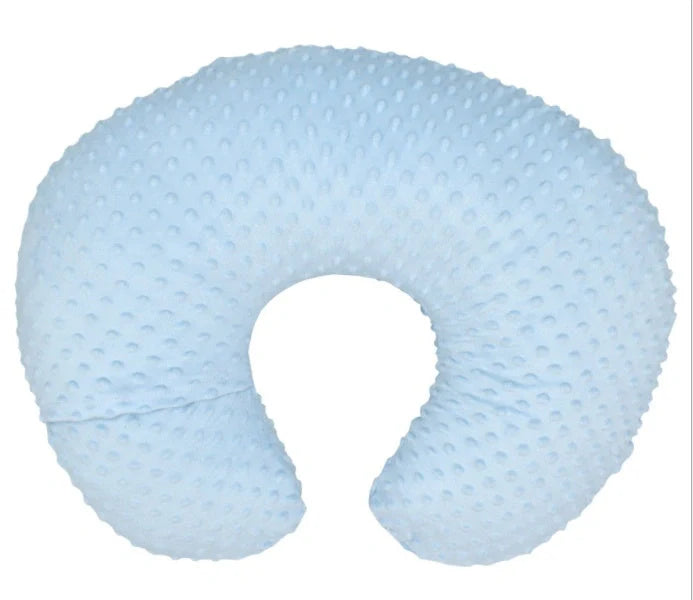 U-shaped nursing pillow pillowcase in coral fleece, available in multiple colours