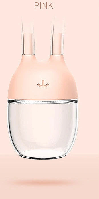 Premium nasal aspirator for safe and gentle baby nose cleaning with soft silicone tip and transparent mucus collection tank