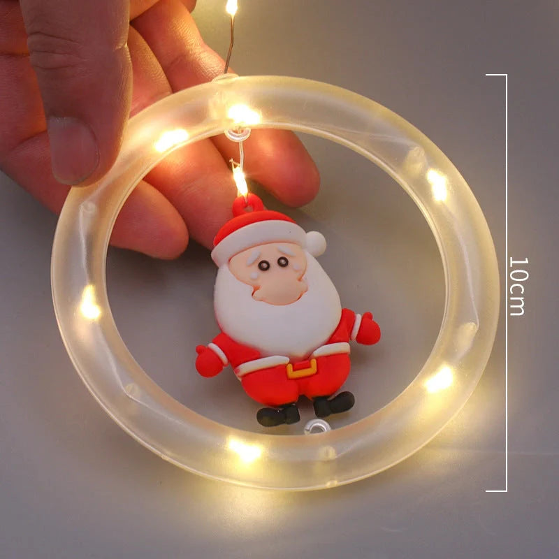 Window Decoration LED String Lights with warm white glow for Christmas
