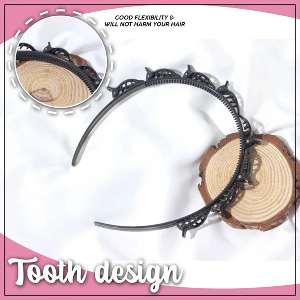 Stylish Korean-inspired double bangs hair clips and headbands for women