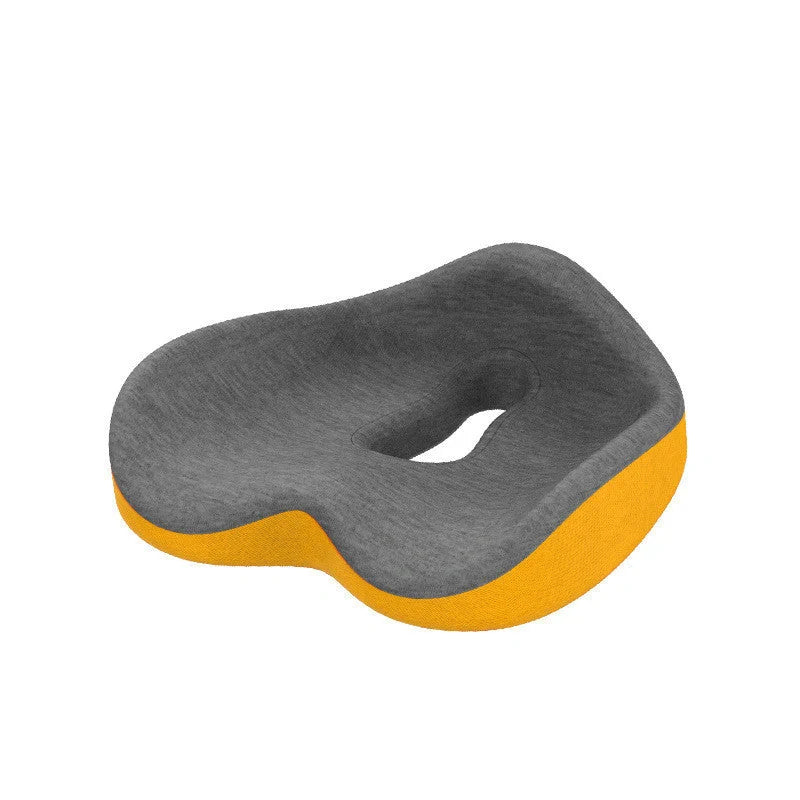 Ergonomic memory foam seat cushion in various colours for office and car use