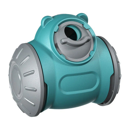 Interactive Dog Tumbler Toy in red, green, pink for small to medium pets