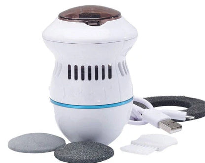 Electric foot file grinder with diamond heads for dead skin removal
