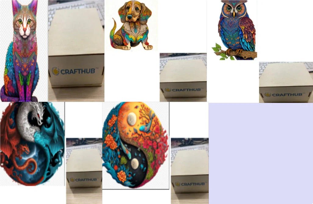 A3 Animal Wooden Puzzle with Box - Premium quality, vibrant animal designs, perfect for family fun