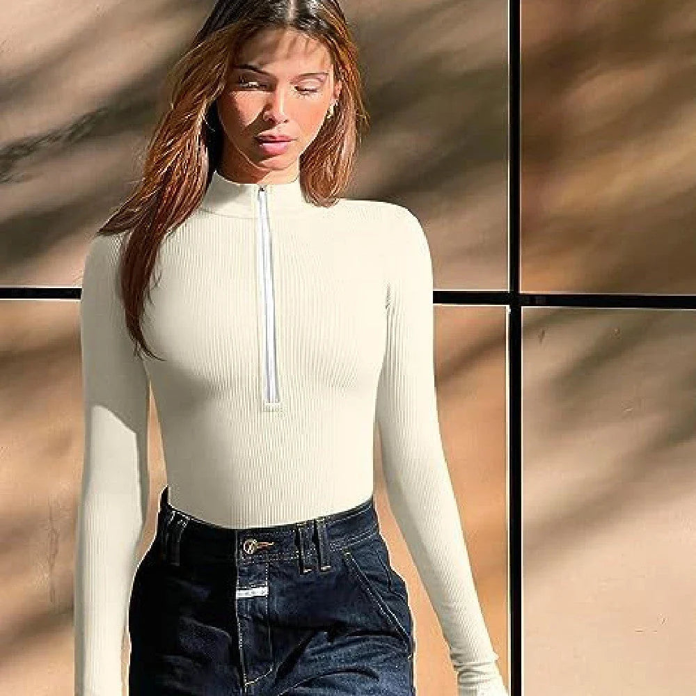 Slimming seamless long sleeve jumpsuit for women in various colors and styles