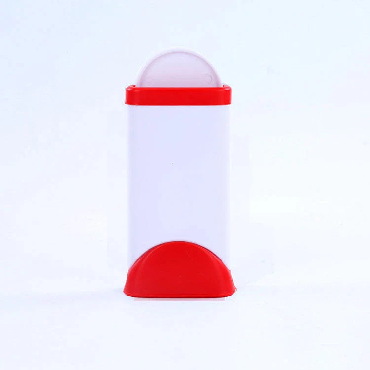 Durable ABS pet hair remover tool in red and blue for efficient cleaning of furniture and carpets