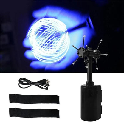 Adjustable Spiral Lamp Generator with mesmerising rotating lights and customisable effects