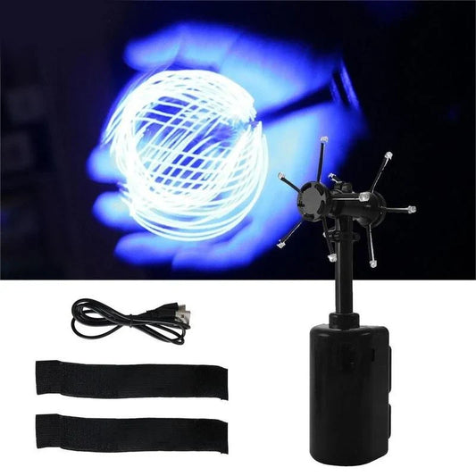 Adjustable Spiral Lamp Generator with mesmerising rotating lights and customisable effects