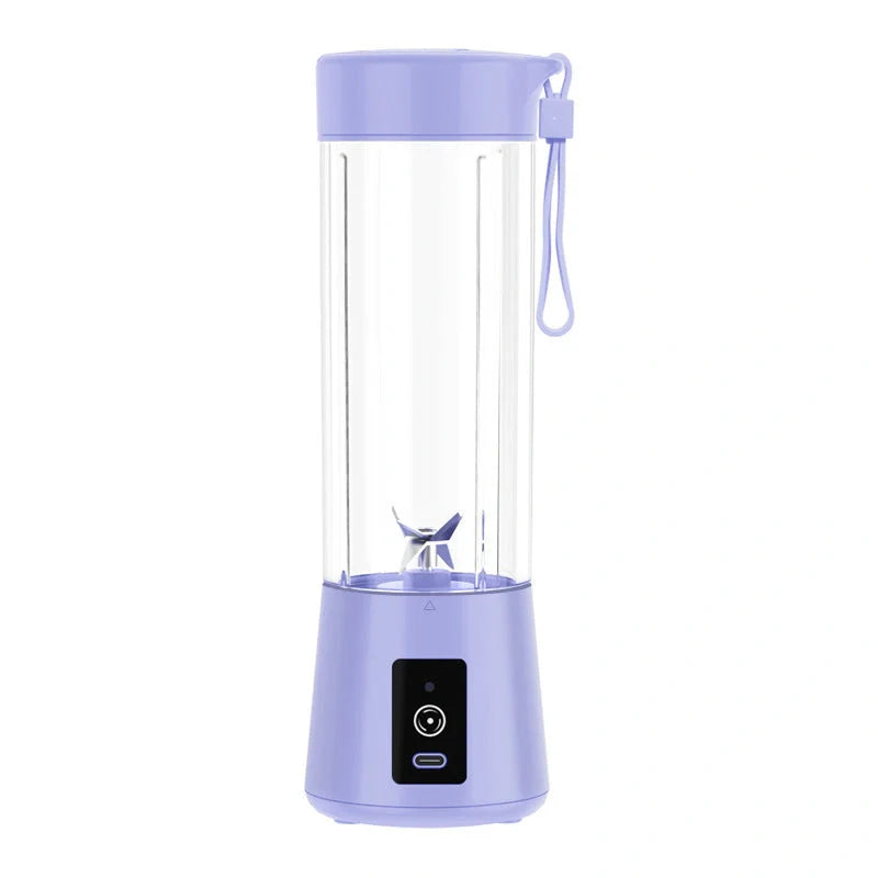 Portable electric juicer with stainless steel blade in various colours