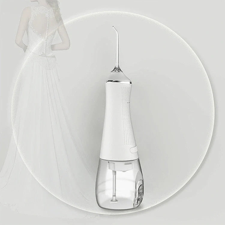 USB rechargeable oral irrigator with 3 cleaning modes and 350ml water tank