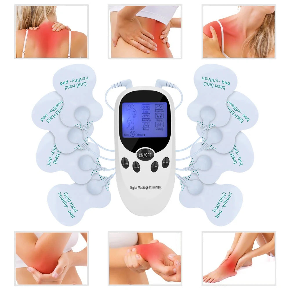 Dual Channel TENS Massager with six stimulation modes for pain relief