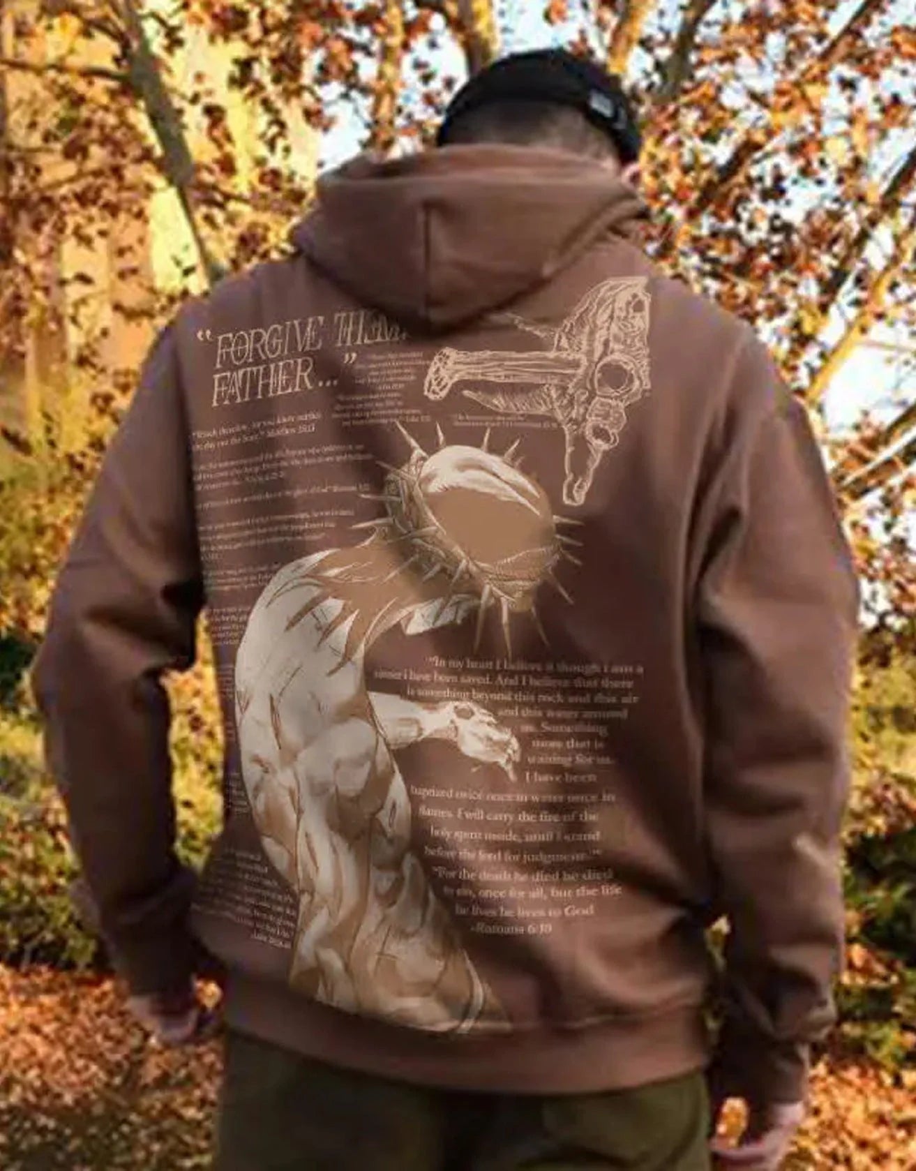 Men's and Women's Casual Printed Hooded Sweater in various colours and sizes