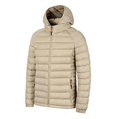 A stylish and versatile hooded jacket with a range of color options, featuring a lightweight design, convenient pockets, and a smooth zipper closure.