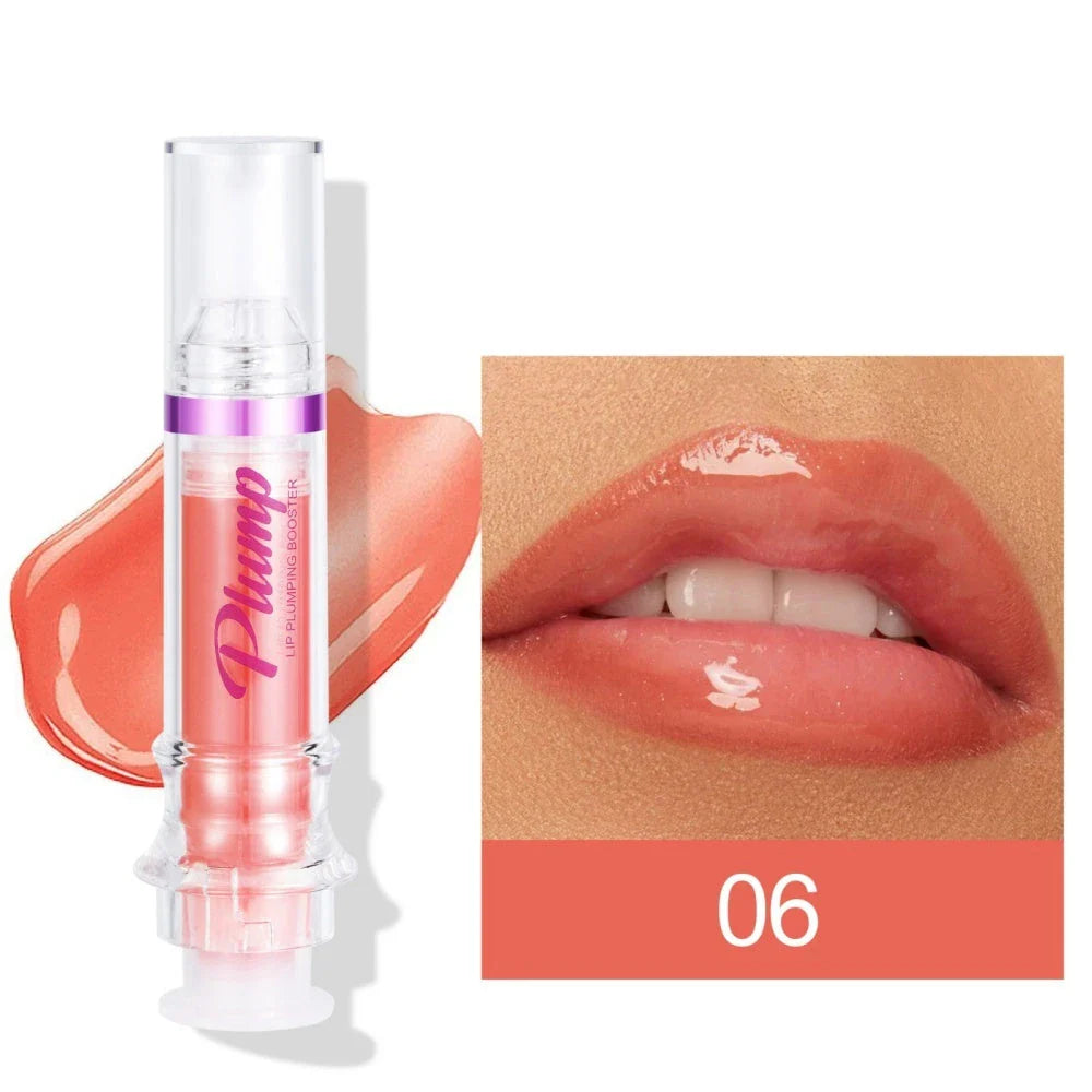Glossy Luxury Lip Gloss in various shades with a mirror-like shine and hydrating formula