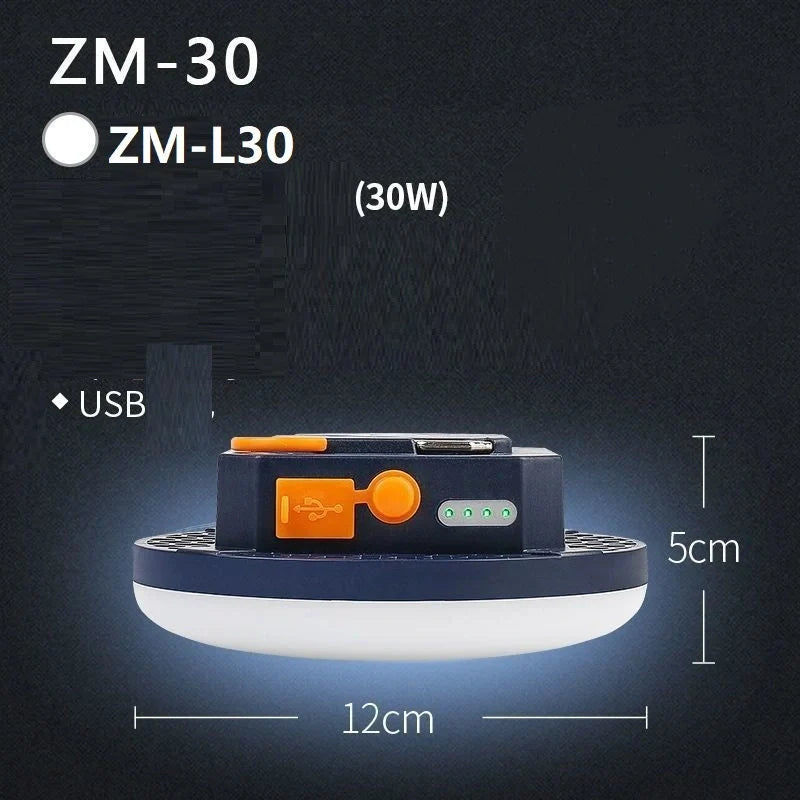 15600mAh Portable LED Magnet Flashlight with hook and magnet for versatile use