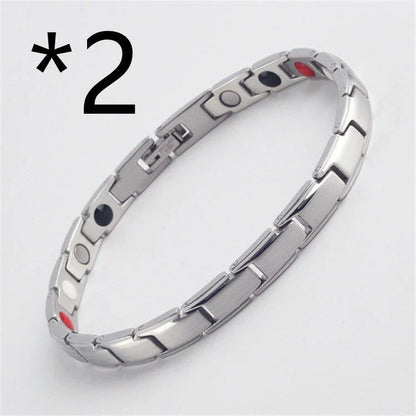Premium weight loss and slimming bracelet with rhombus design for arthritis pain relief and improved circulation