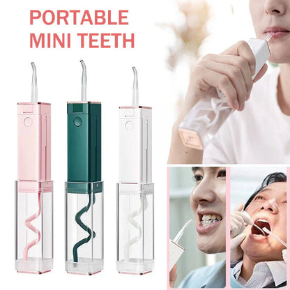 Powerful dental water flosser with dual cleaning modes, cordless USB charging, and IPX65 waterproof design for deep cleaning and fresh breath