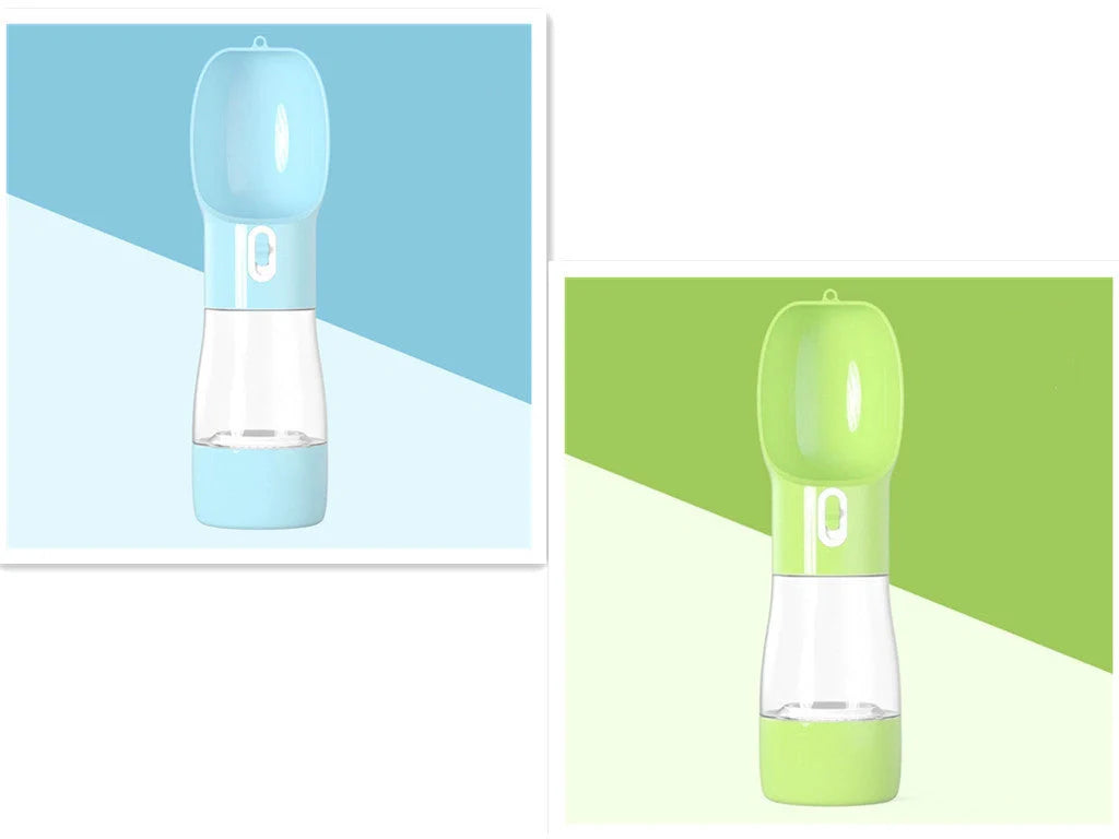 Traveling Out Portable Dog Water Dispenser with food and water compartments