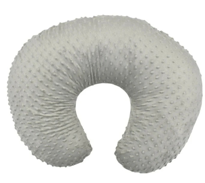 U-shaped nursing pillow pillowcase in coral fleece, available in multiple colours