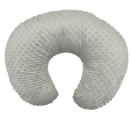 U-shaped nursing pillow pillowcase in coral fleece, available in multiple colours