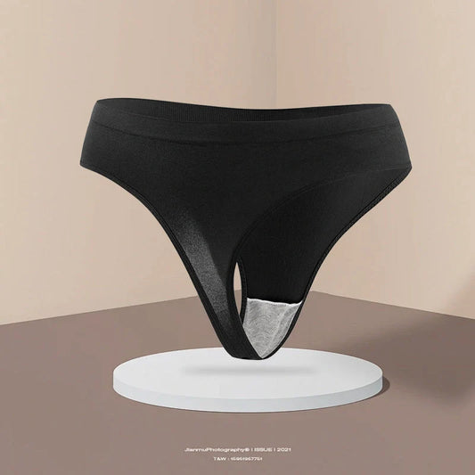 Women's low waist cotton sports panties in a 3-color set, perfect for fitness and daily wear