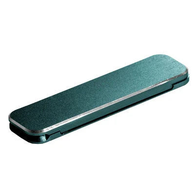 Premium aluminum alloy folding smartphone stand with adjustable viewing angle and one-second unfolding design