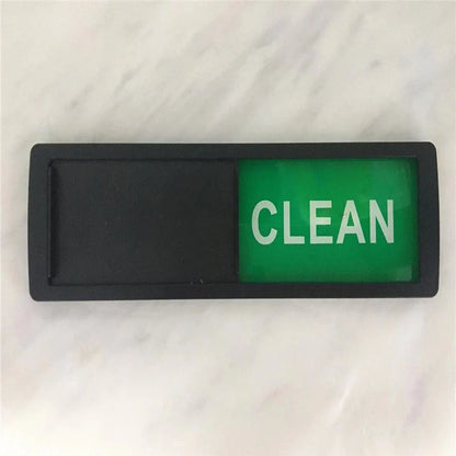 Dishwasher magnet clean dirty sign with adhesive metal plate, waterproof and tear-proof