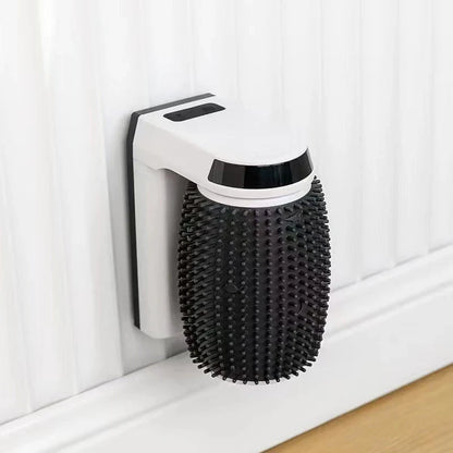 Premium Self-Grooming Cat Corner Scratcher with Soft Brushes for Gentle Grooming and Furniture Protection