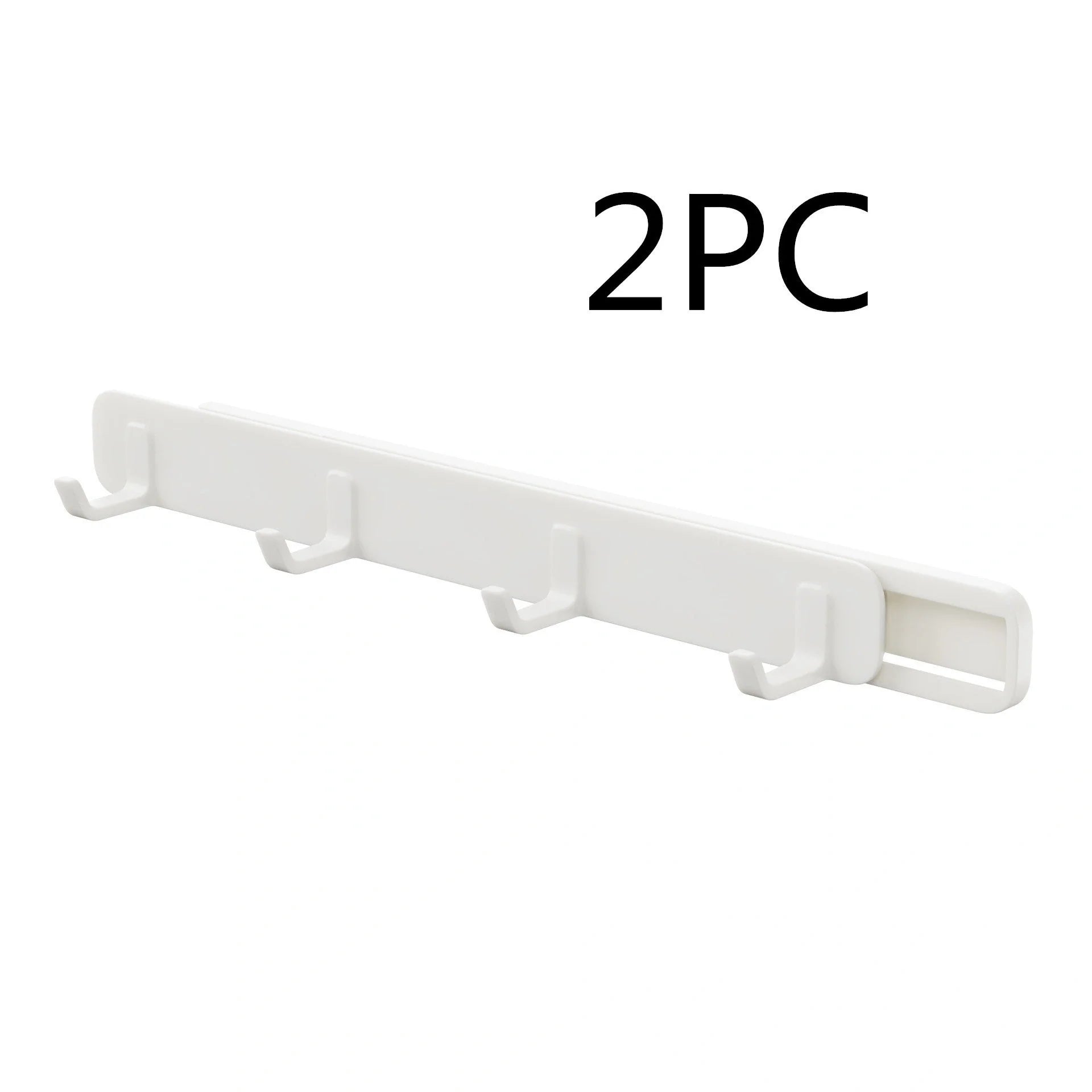 Four-row gap hook for kitchen and bathroom storage, no drill installation