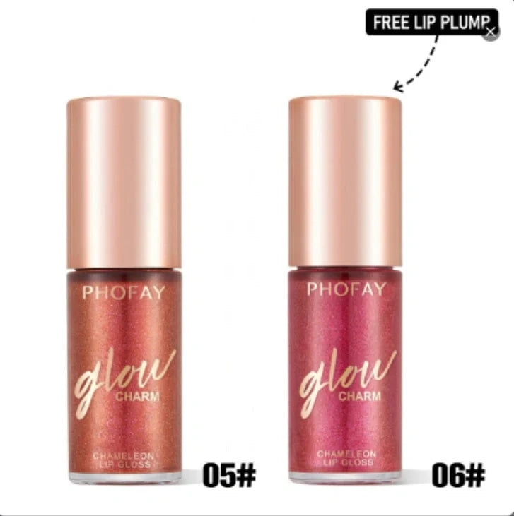 PHOFAY Hydrating Shimmer Lip Gloss in various shades for a moisturising and glamorous look