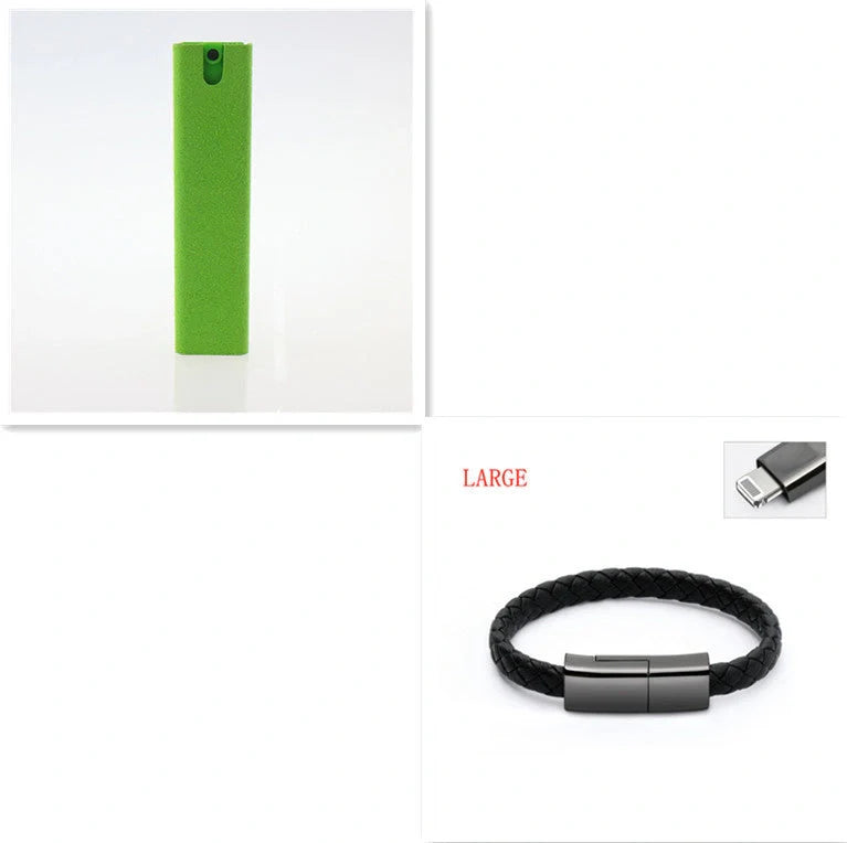 2-in-1 phone and computer screen cleaner kit with microfiber cloth for effective screen cleaning