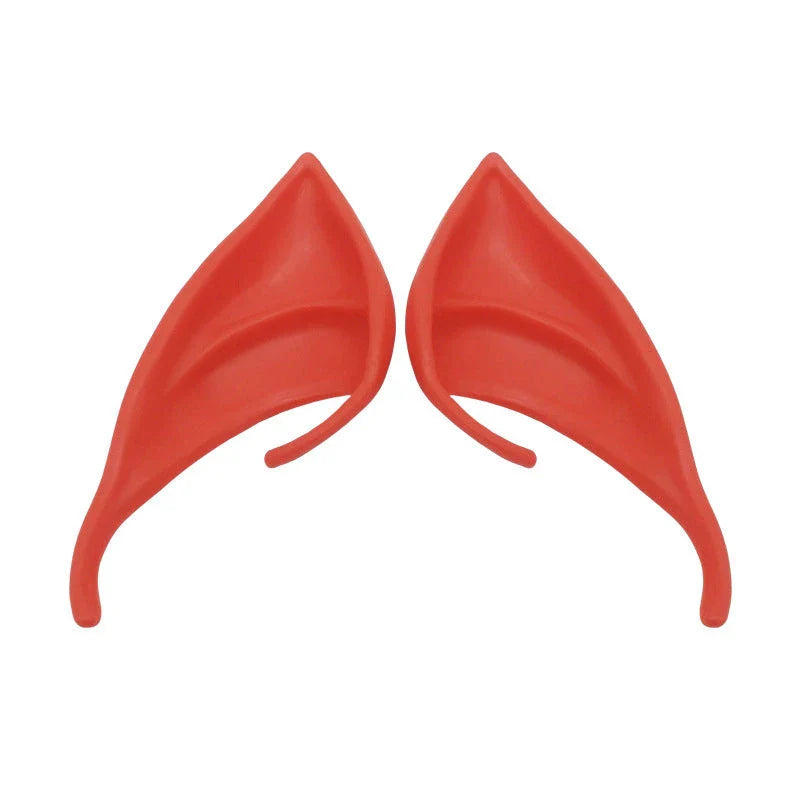 Elf ears in various colours and sizes, made from high-quality, non-toxic latex for a comfortable and realistic Halloween costume accessory