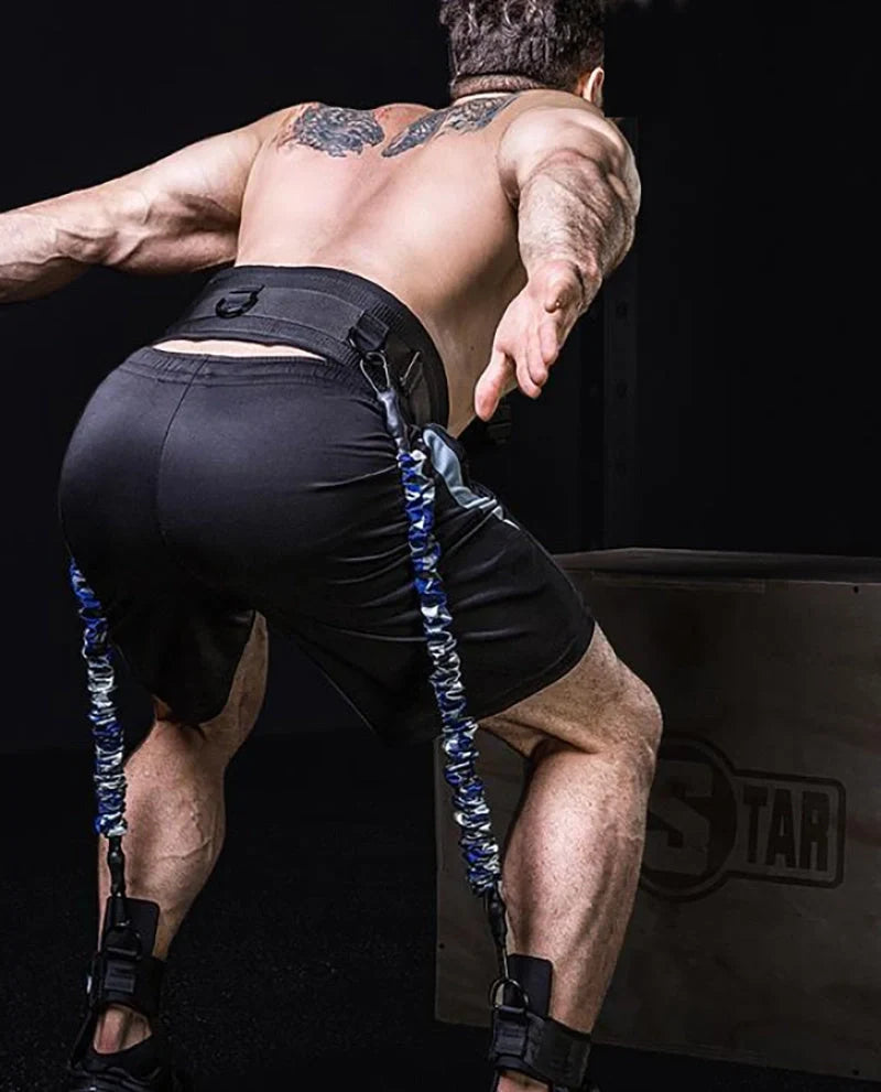 Vertical Trainer Leg Strength Resistance Bands for basketball, football, volleyball training