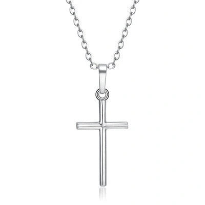 Elegant Women's Cross Pendant Necklace in gold and silver, perfect for any occasion