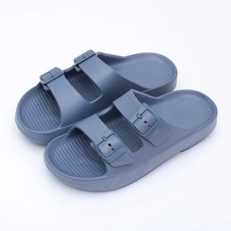 Thick-soled EVA beach sandals in various colours for summer wear