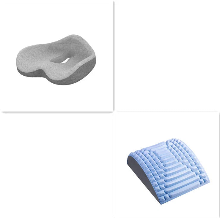 Ergonomic memory foam seat cushion in various colours for office and car use