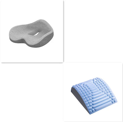 Ergonomic memory foam seat cushion in various colours for office and car use