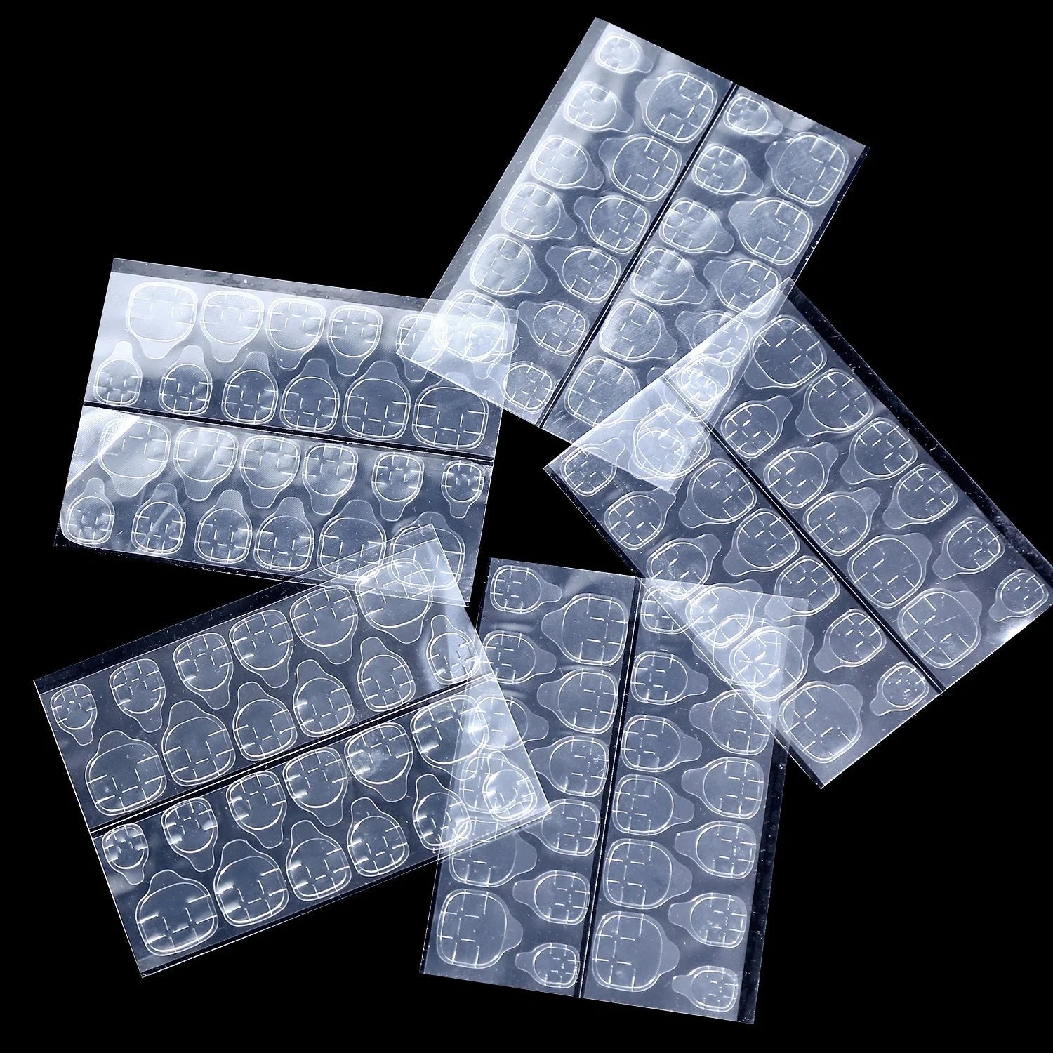 Stylish Nail Art Stickers with Jelly Glue for Seamless Nail Transformation