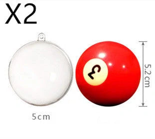 Eco-friendly PS plastic decorative hanging balls for festive and creative decorations