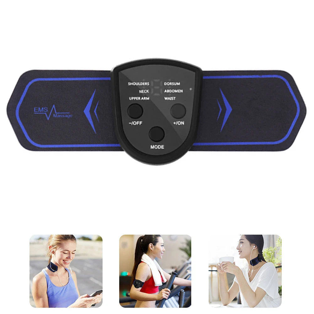 Portable Neck & Shoulder Massager with adjustable intensity levels and versatile design for targeted muscle relief