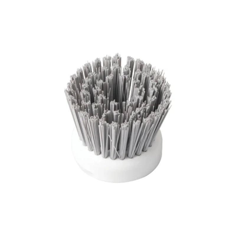Pot brush with soap dispenser in milk white and mint green options