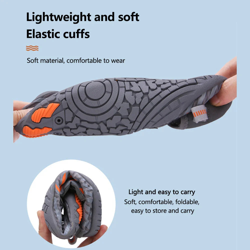 Leisure swimming wading shoes in grey, black, white, and moonlight colours