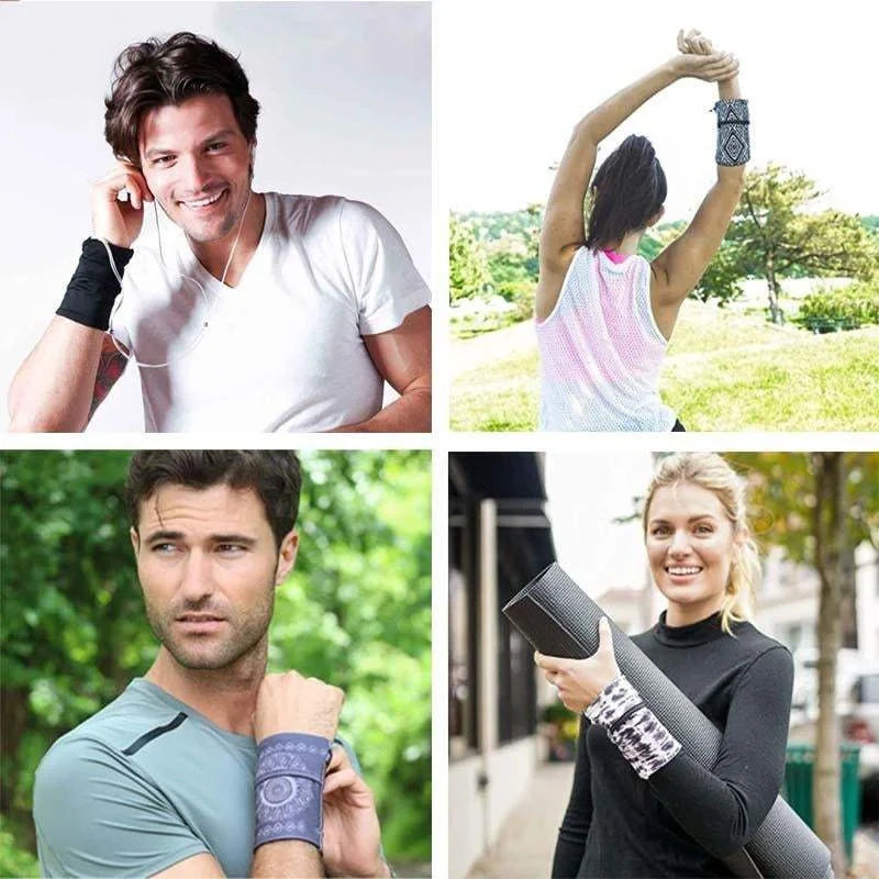 Unisex running mobile phone arm bag in various colours, adjustable for a secure fit