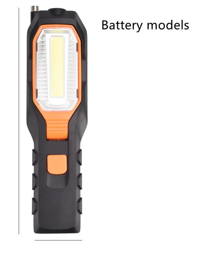 COB Strong Searchlight Rechargeable LED Portable Multi-function Auto Repair Light with multiple light modes