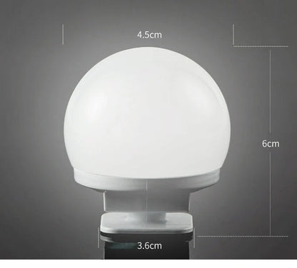 LED Makeup Mirror Light Bulb with adjustable brightness and USB connectivity