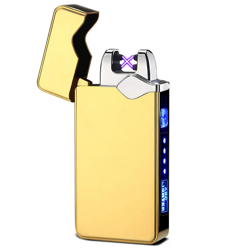 Fingerprint-Activated Lighter in Various Color Options with Stylish Ice Plating Finish