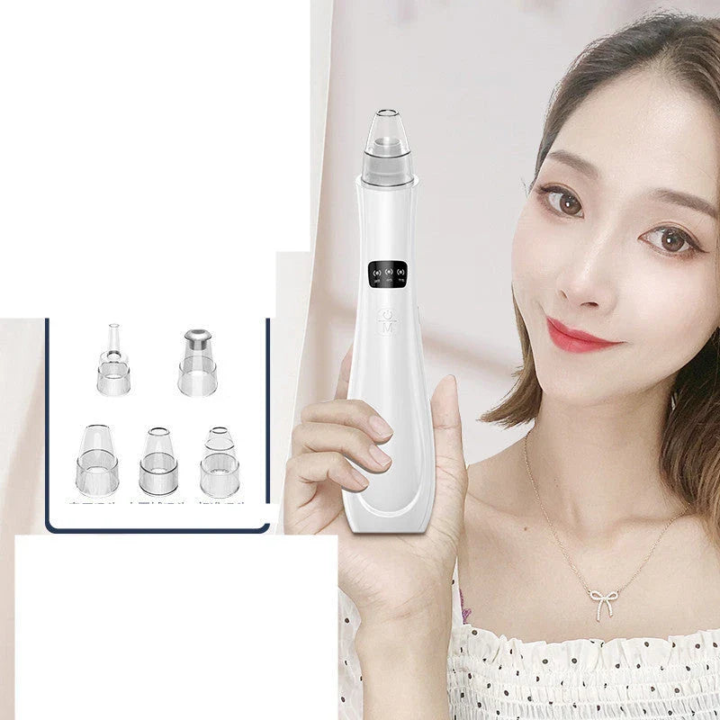 Premium Pore Suction Blackhead Remover with Adjustable Suction Settings and Interchangeable Tips for Deep Cleansing and Glowing Skin