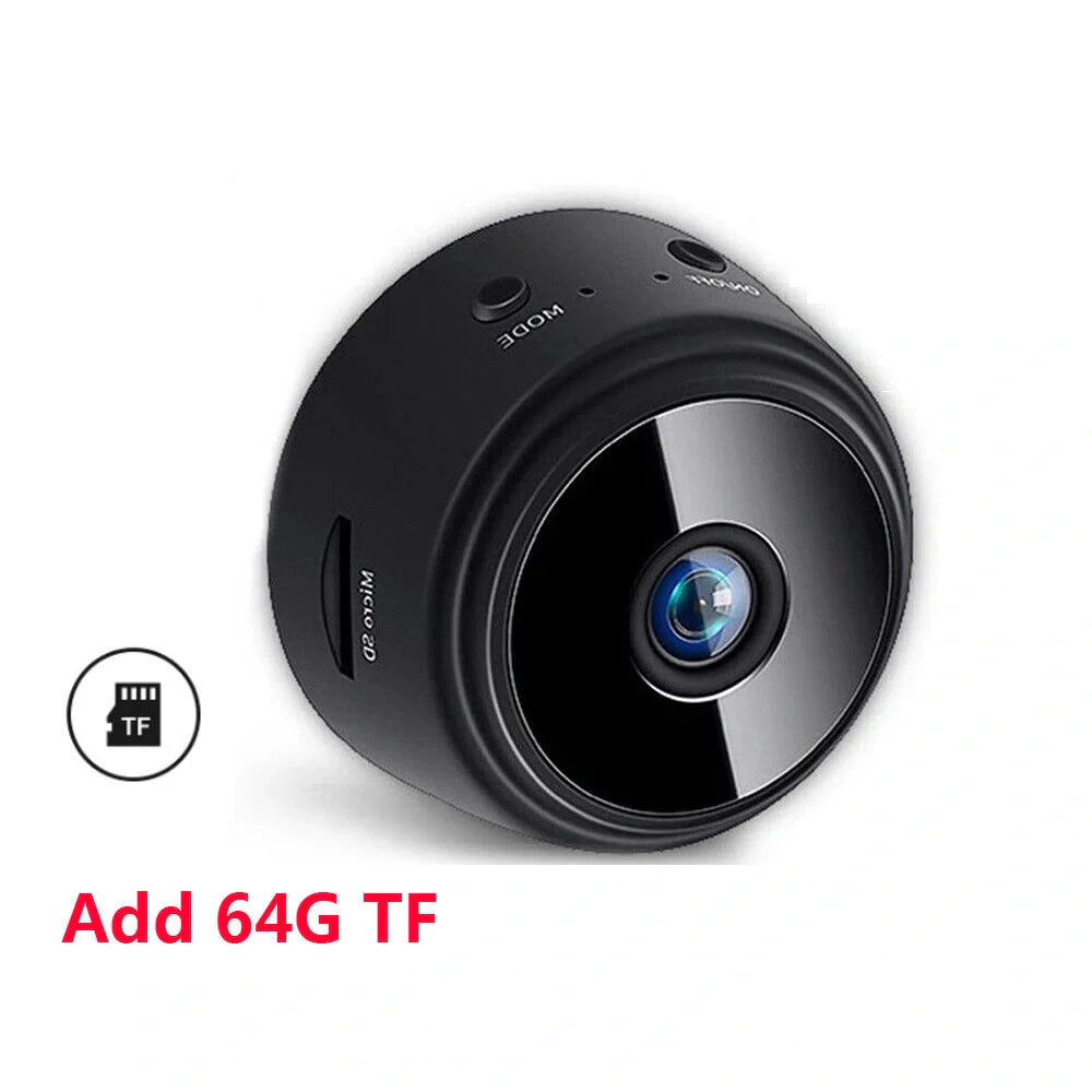 A9 Magnetic Suction Security Camera with HD and infrared night vision features